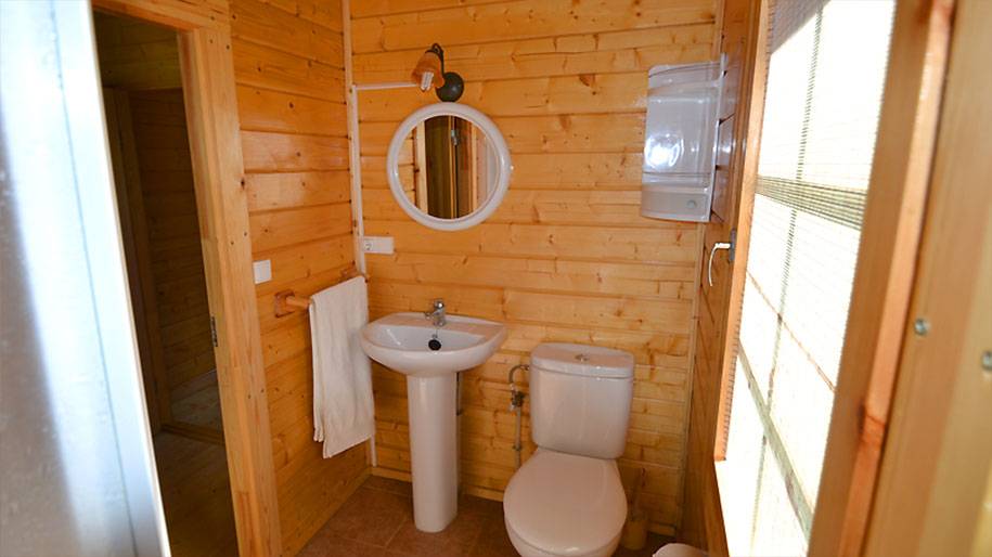 Baño de una cabaña