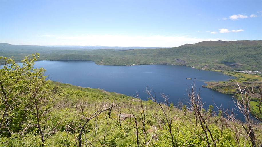 El Lago de Sanabria desde arriba